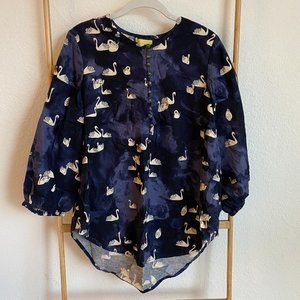 Anthropology Maeve Swan Top